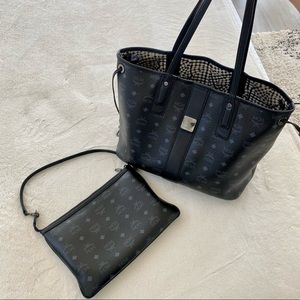 MCM Liz Reversible Tote and Wristlet/Clutch
